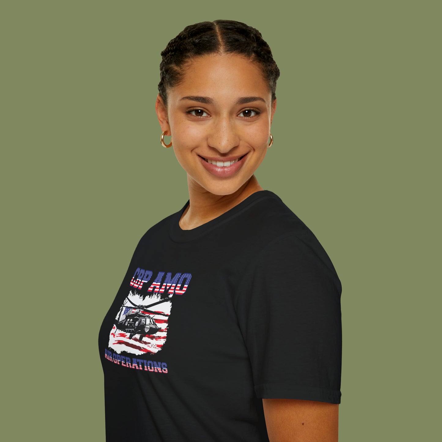 CBP AMO Blackhawk Patriotic T-Shirt