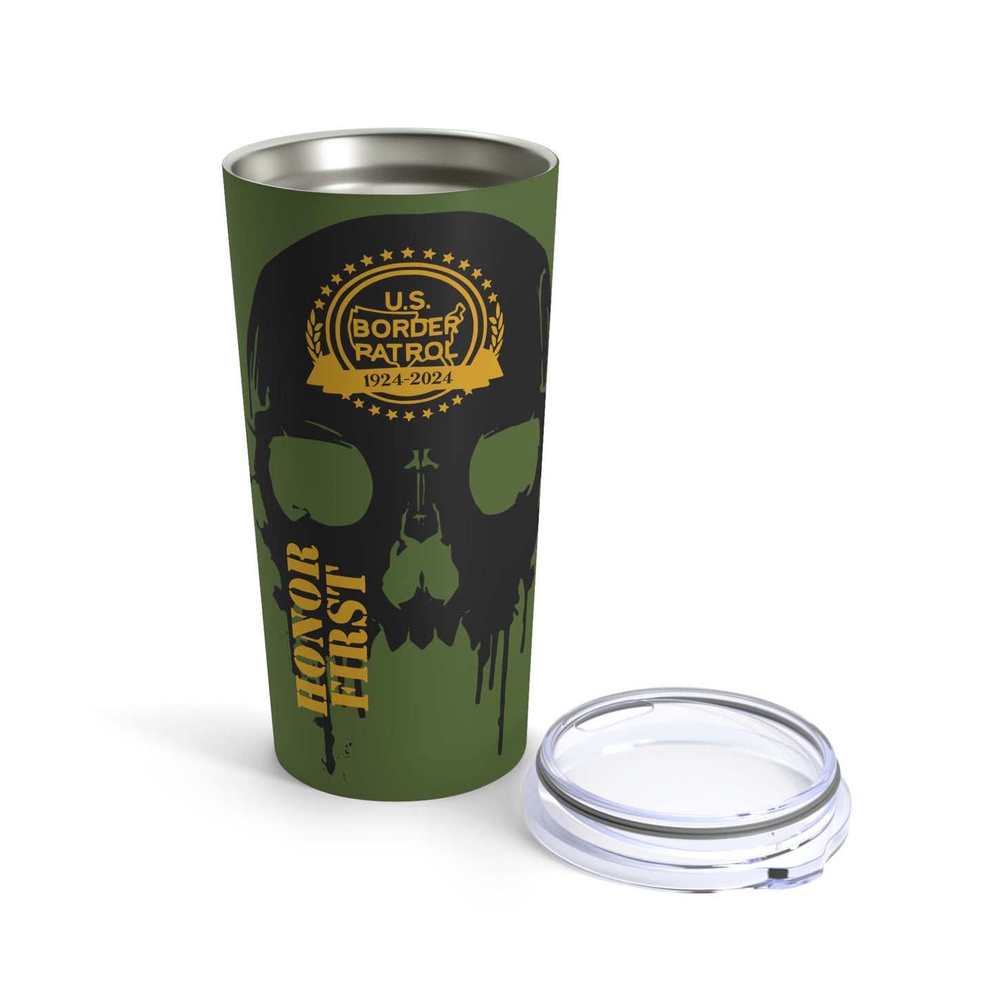 Border Patrol Centennial Tumbler 20oz by Vint Hill Designs