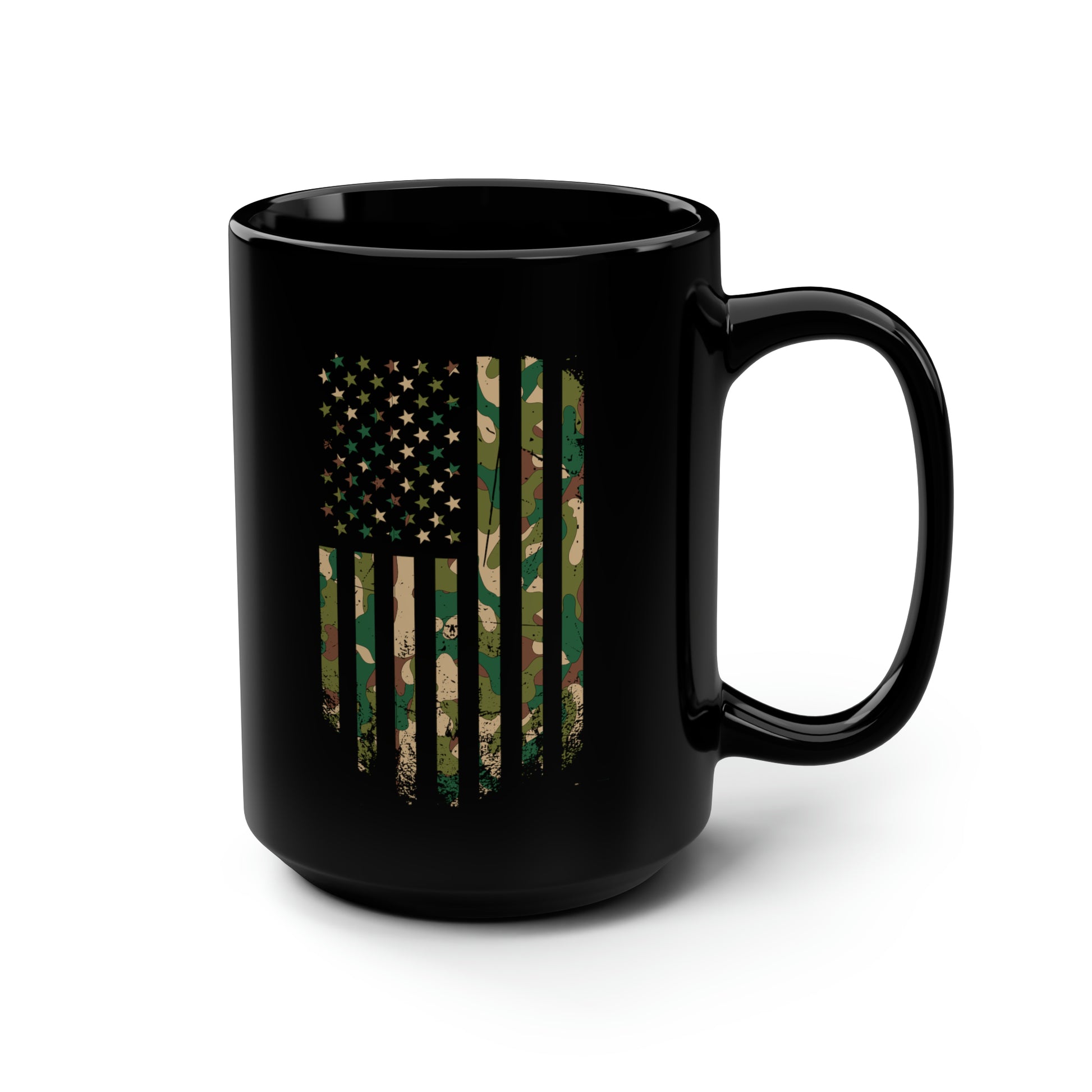 Border Patrol Honor First Camo Black Mug 1