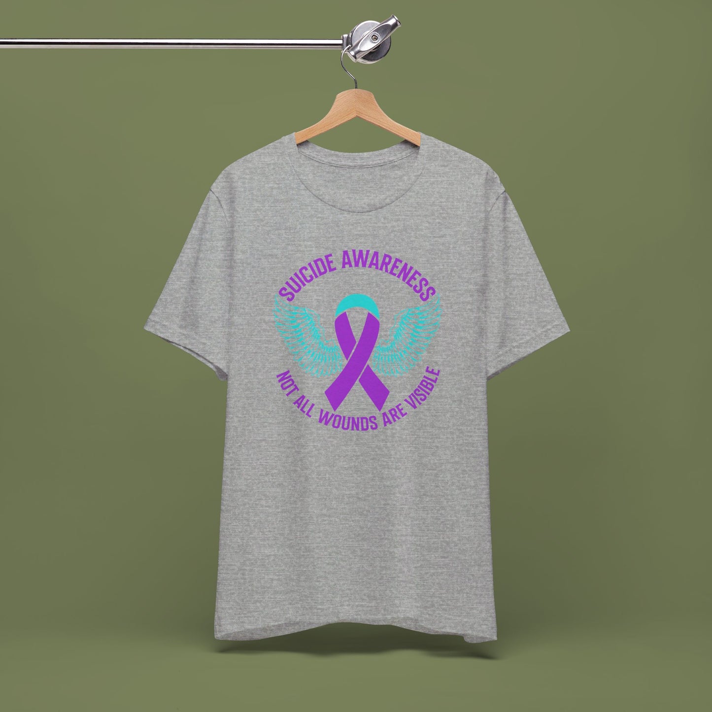 Suicide Awareness - Not All Wounds Are Visible T-Shirt