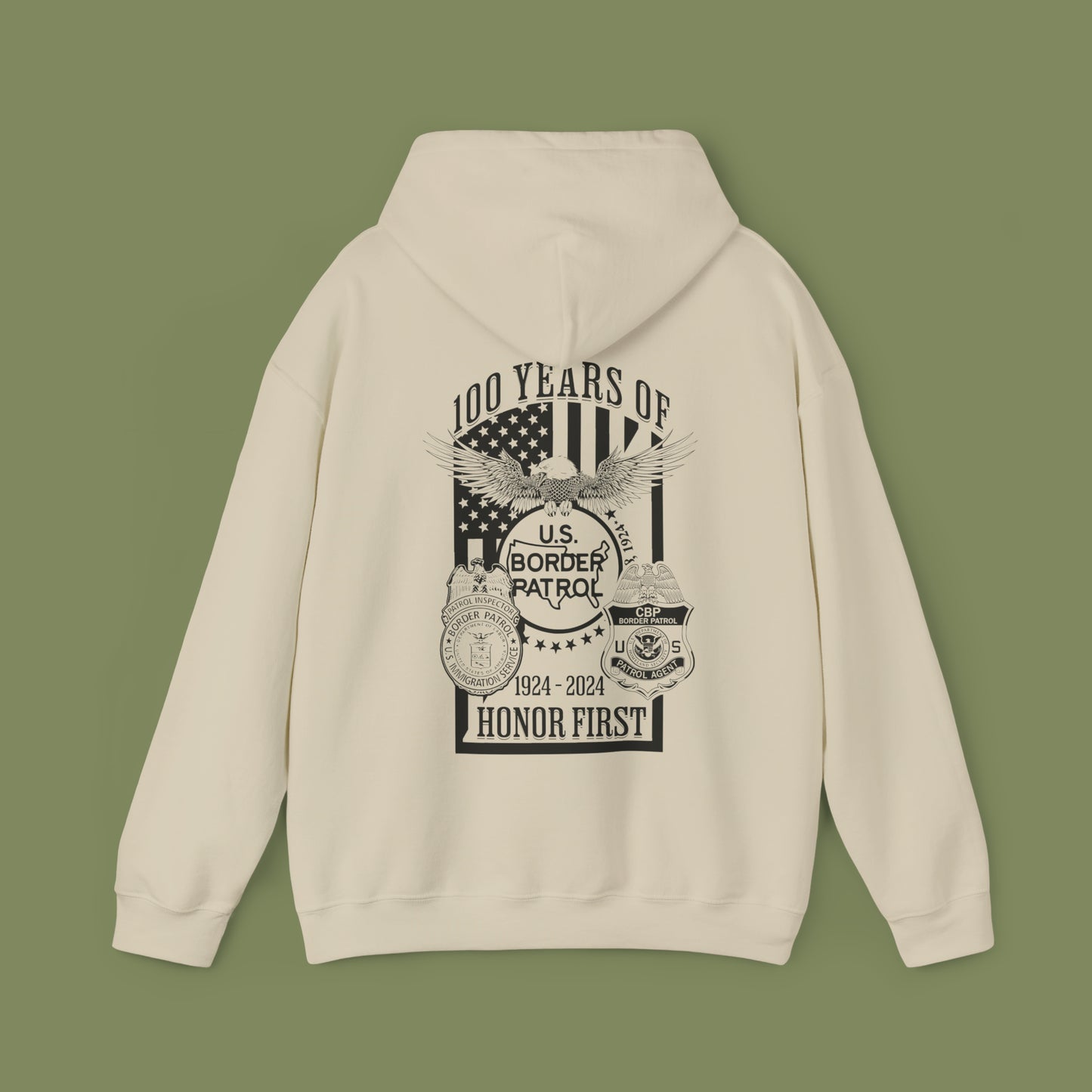 Border Patrol HQ MWR Centennial Hoodie