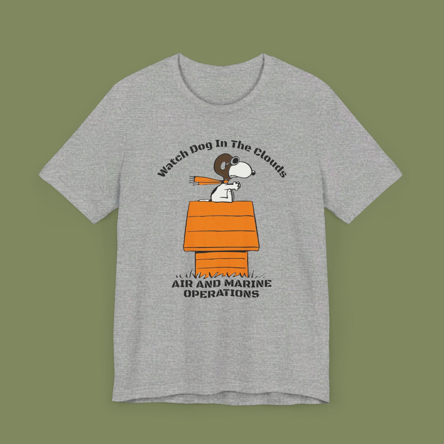 Watch Dog In The Clouds - Air And Marine Operations Tee