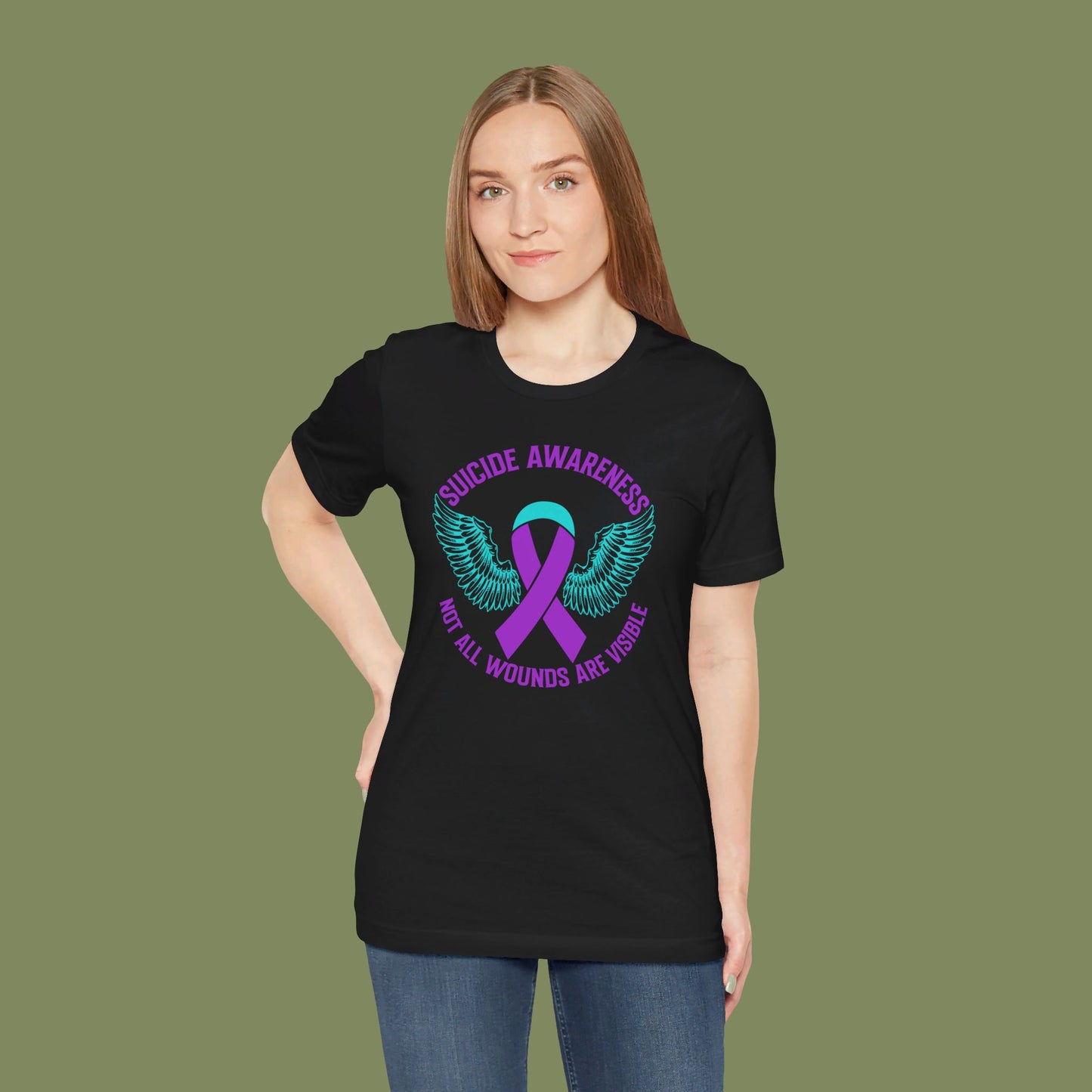 Suicide Awareness - Not All Wounds Are Visible T-Shirt