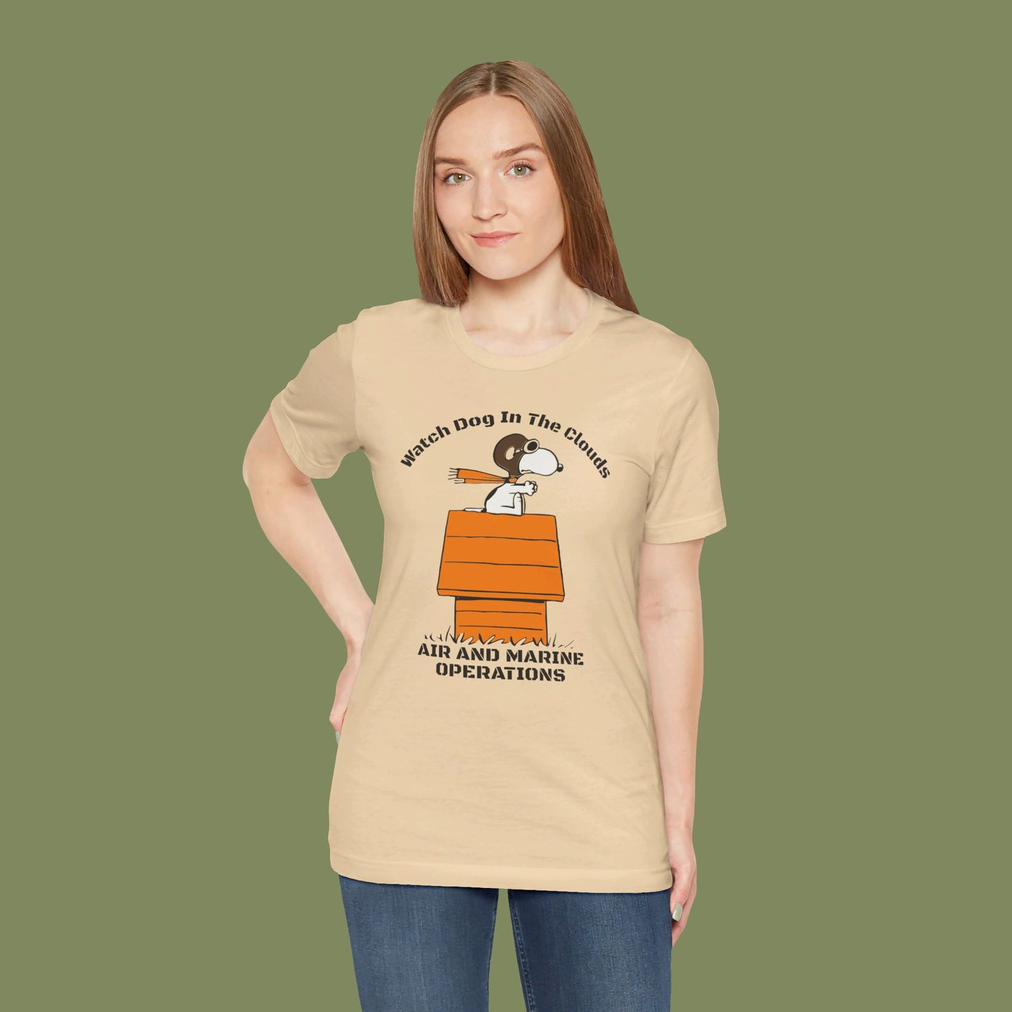 Watch Dog In The Clouds - Air And Marine Operations Tee