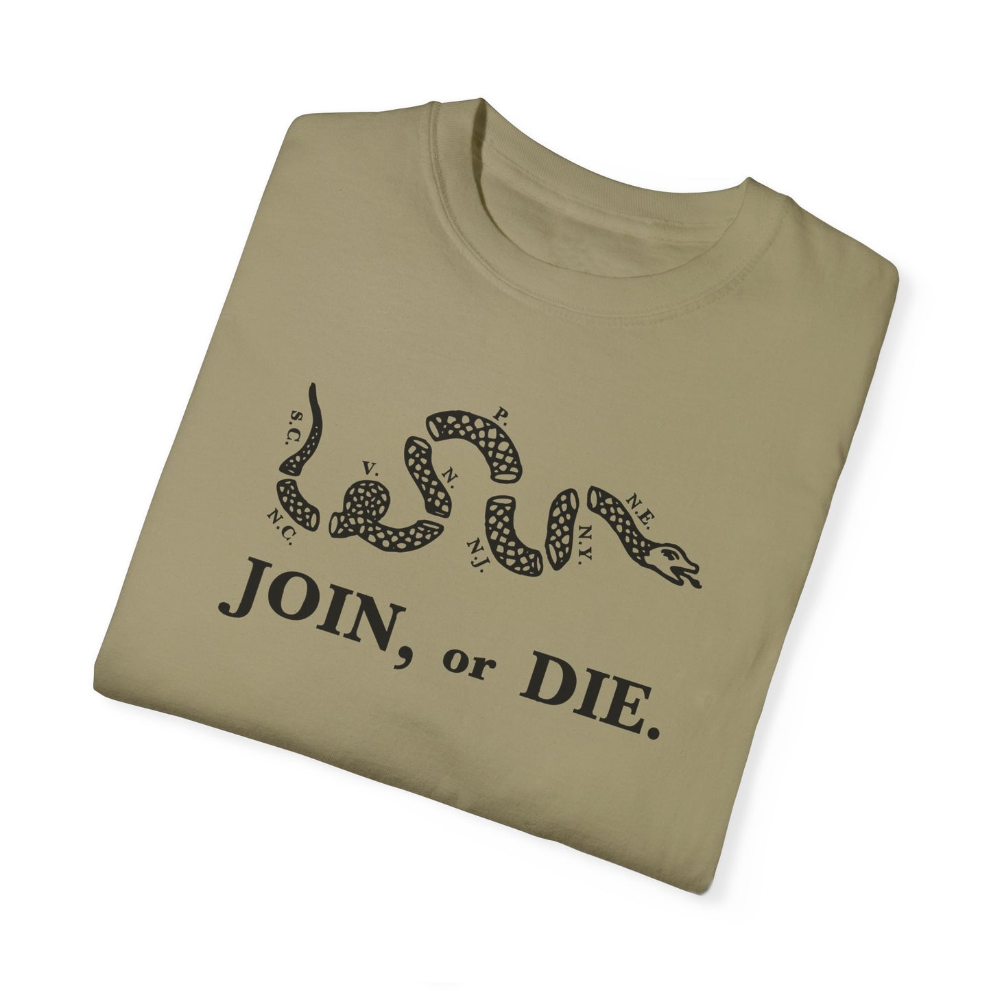 Join or Die Patriotic T-Shirt by Vint Hill Designs