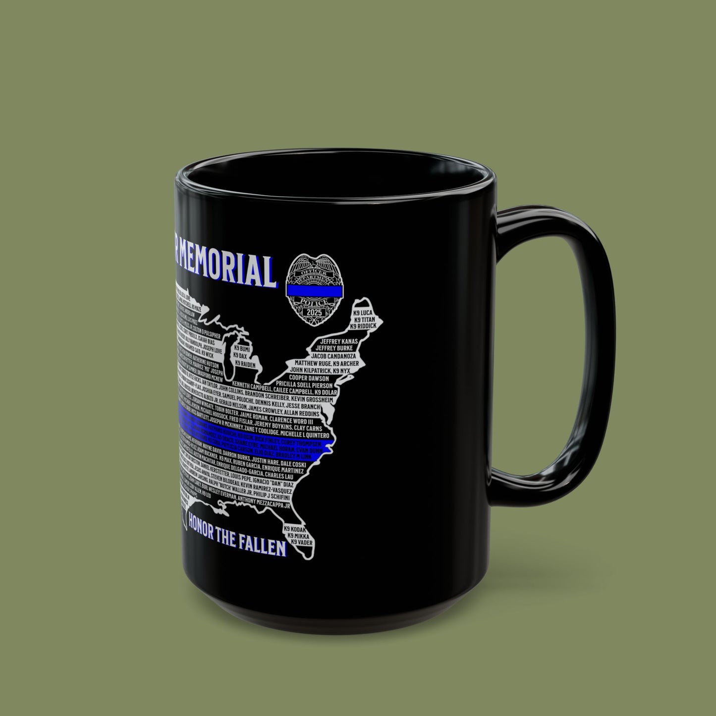 2025 Law Enforcement Valor Memorial Mug