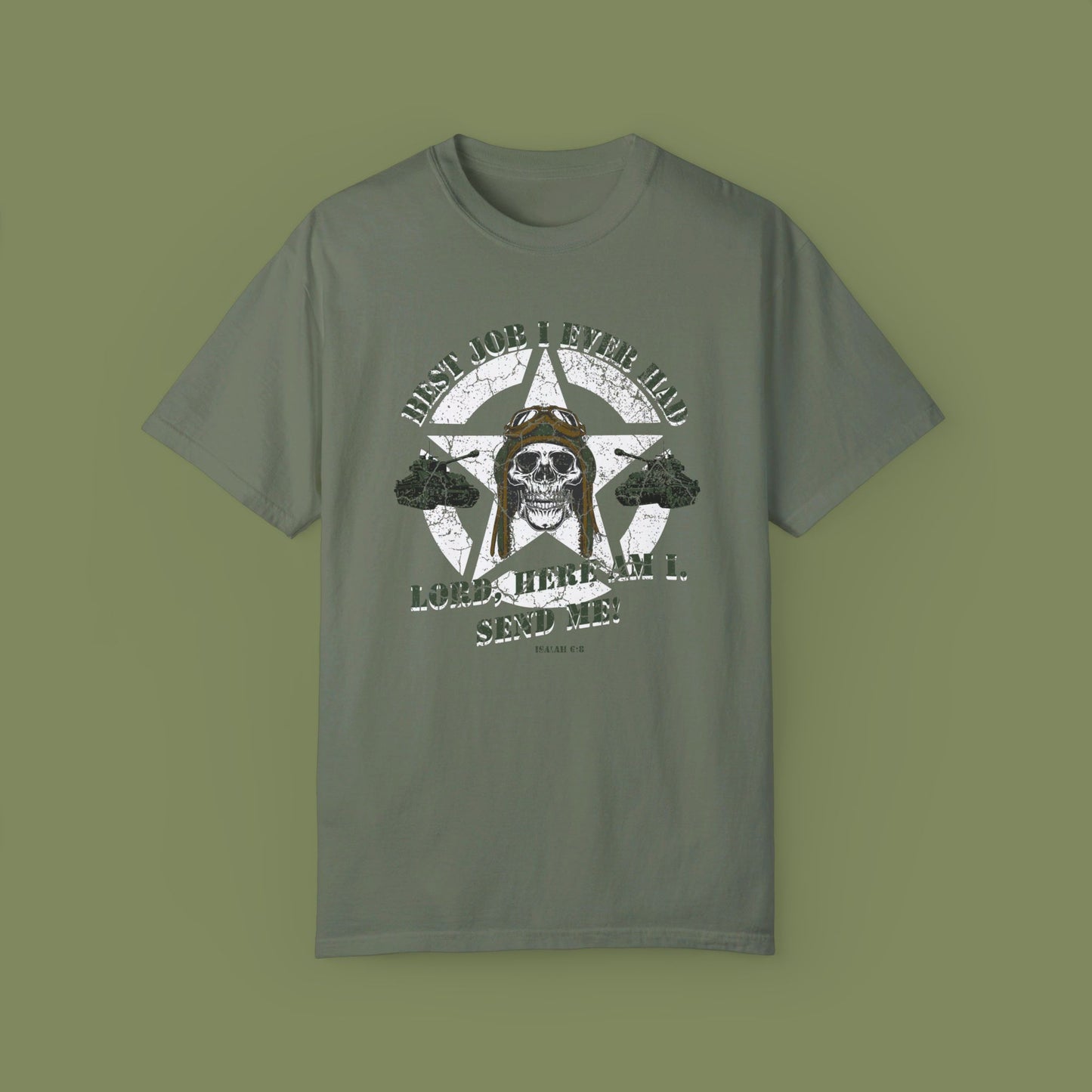 "Fury - The Best Job I Ever Had" T-Shirt by Vint Hill Designs