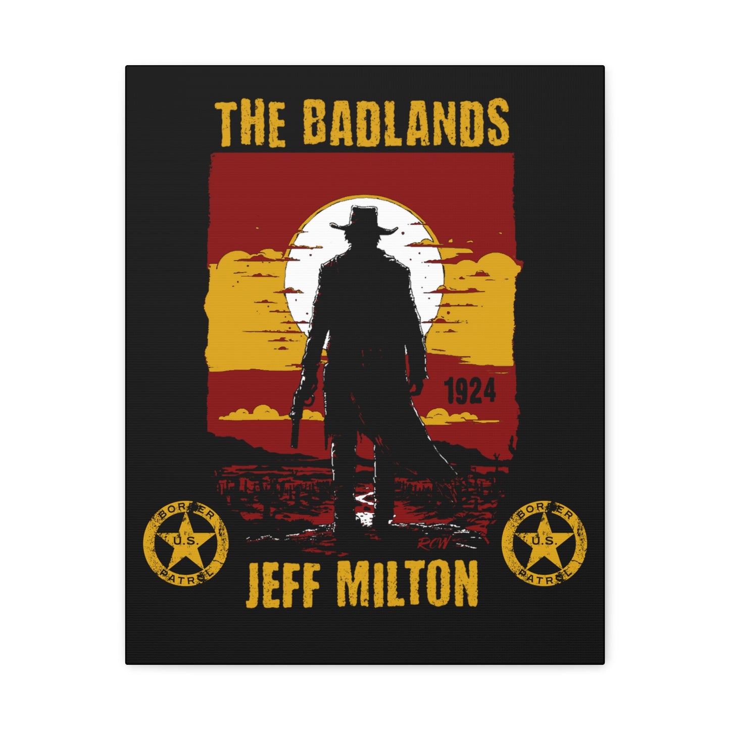 Jeff Milton The Badlands Canvas Art 1