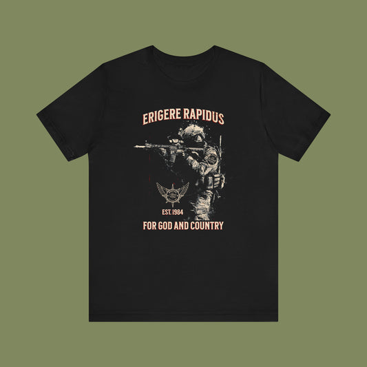 For God and Country Border Patrol BORTAC T-Shirt