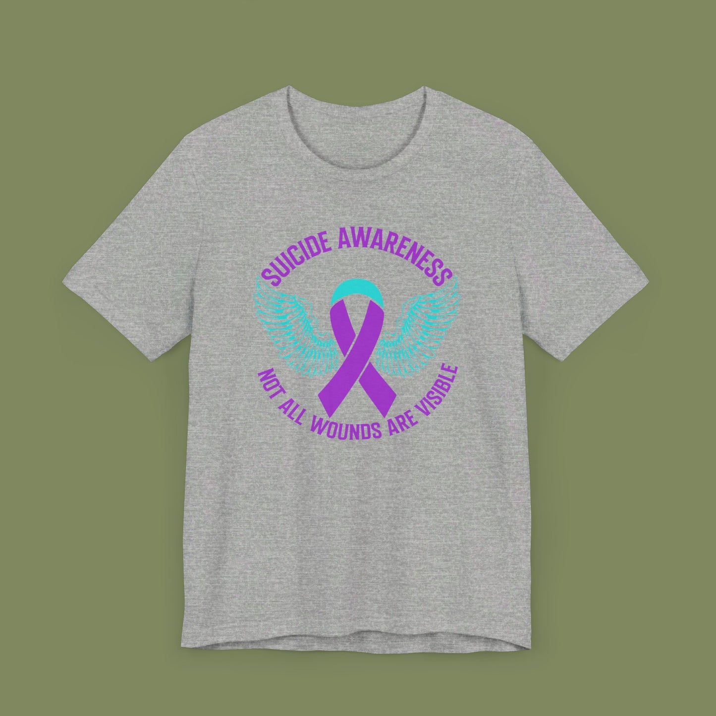 Suicide Awareness - Not All Wounds Are Visible T-Shirt