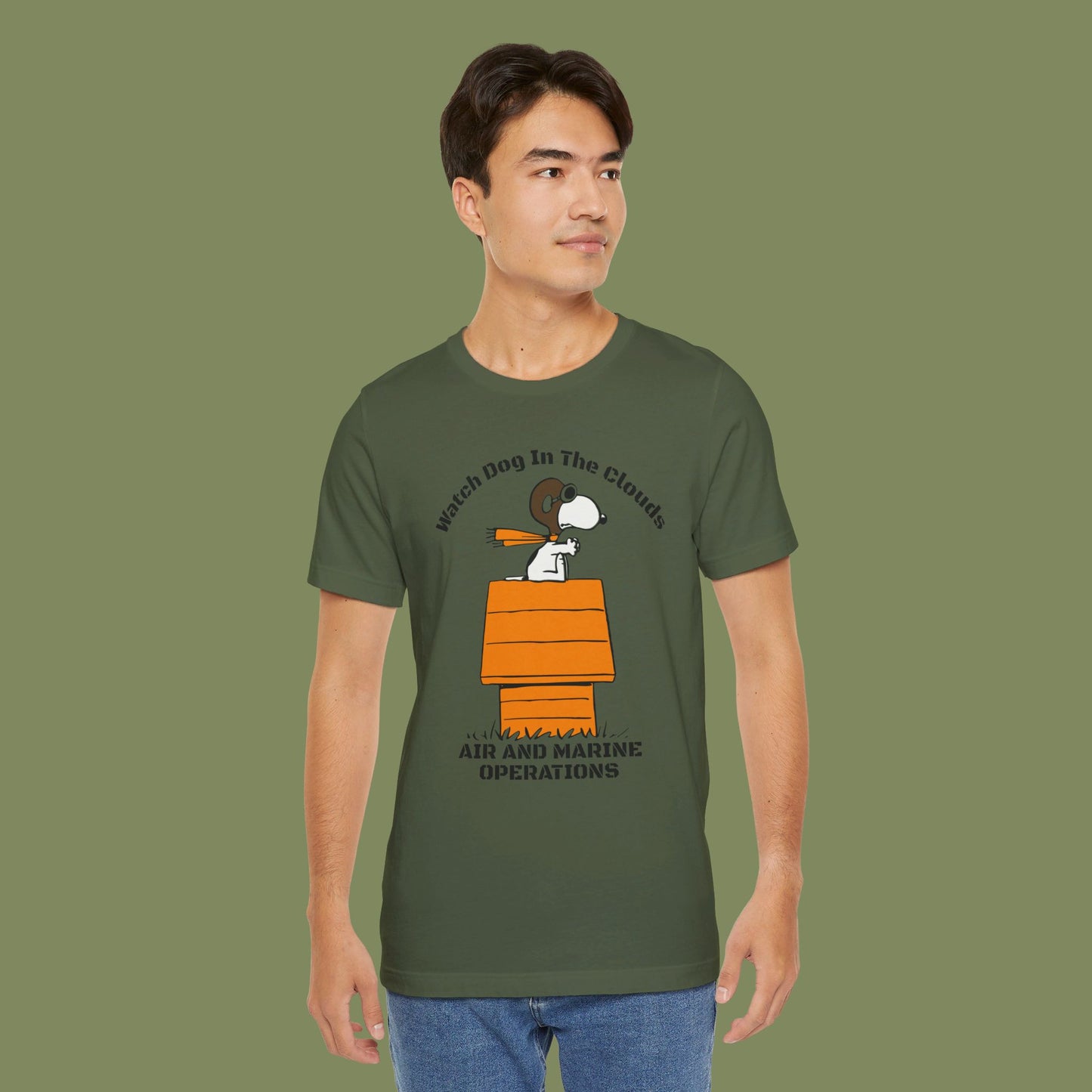 Watch Dog In The Clouds - Air And Marine Operations Tee