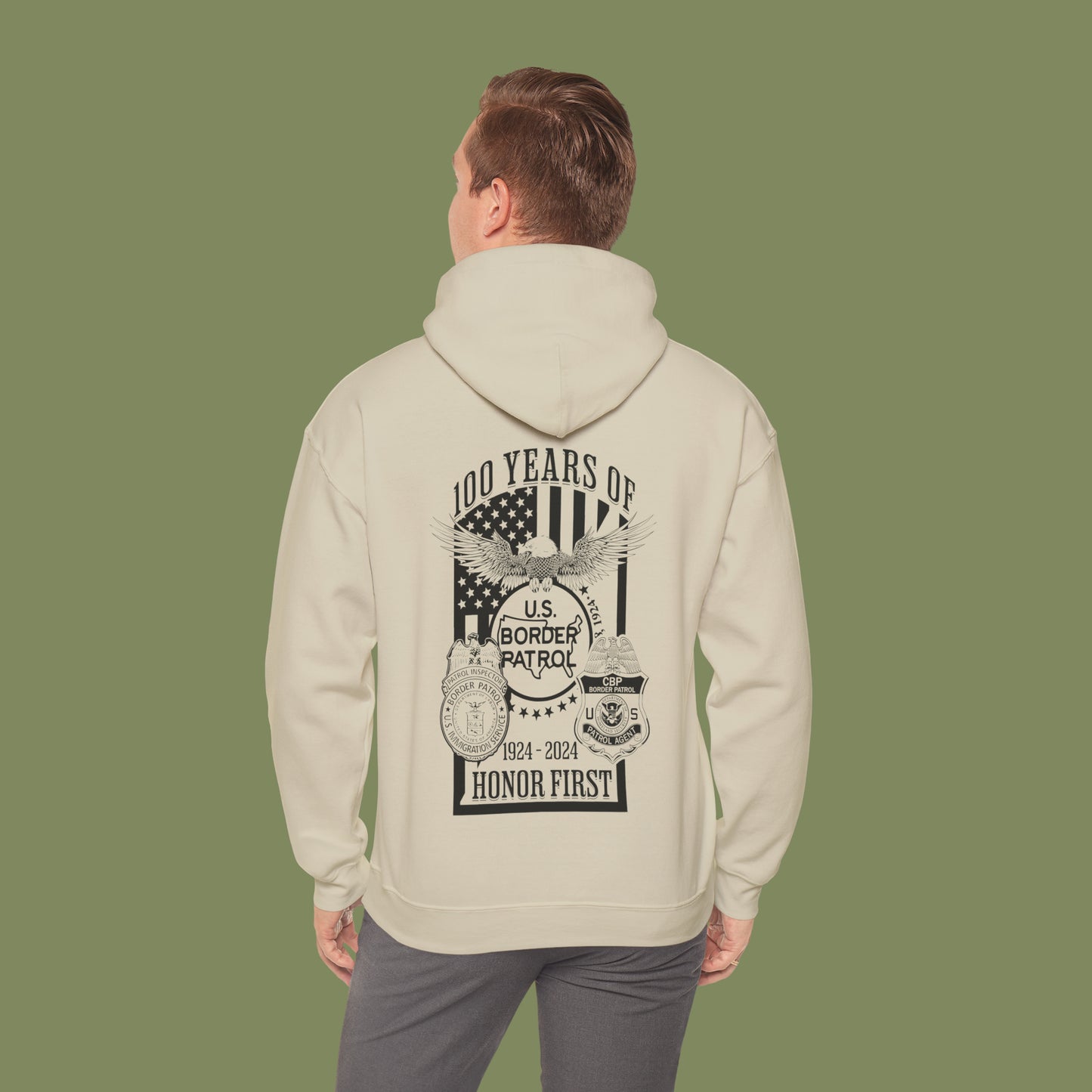 Border Patrol HQ MWR Centennial Hoodie