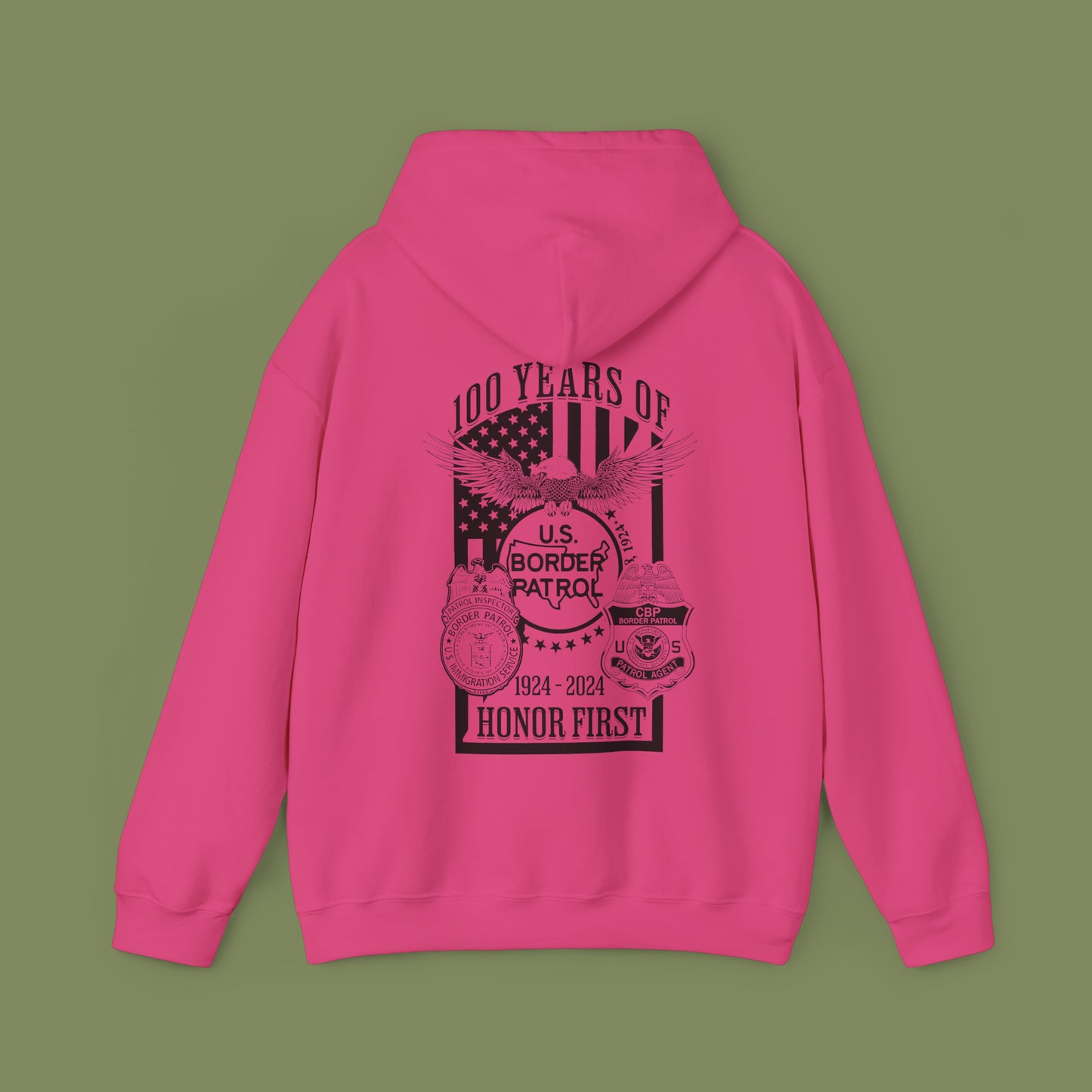 Border Patrol HQ MWR Centennial Hoodie