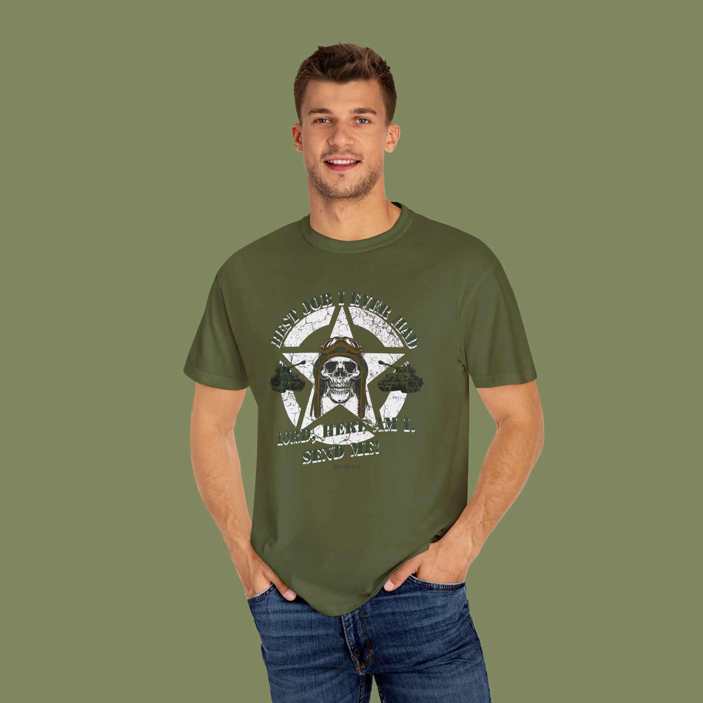 "Fury - The Best Job I Ever Had" T-Shirt by Vint Hill Designs