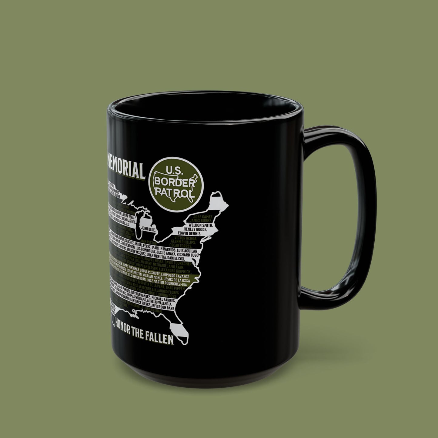 2025 Border Patrol Valor Memorial Mug (15 oz)