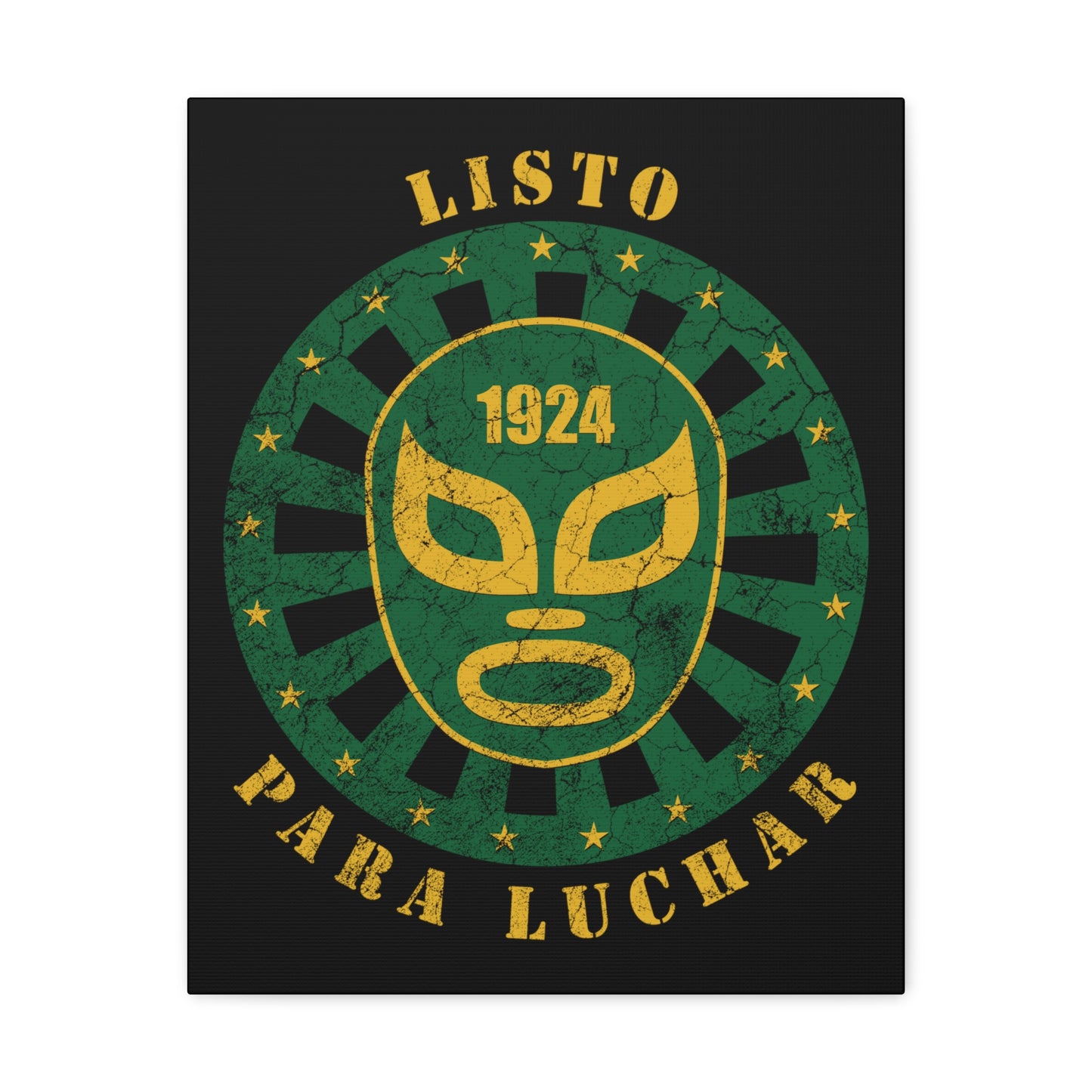 Border Patrol Luchador - The Medrano Print Canvas Art 1