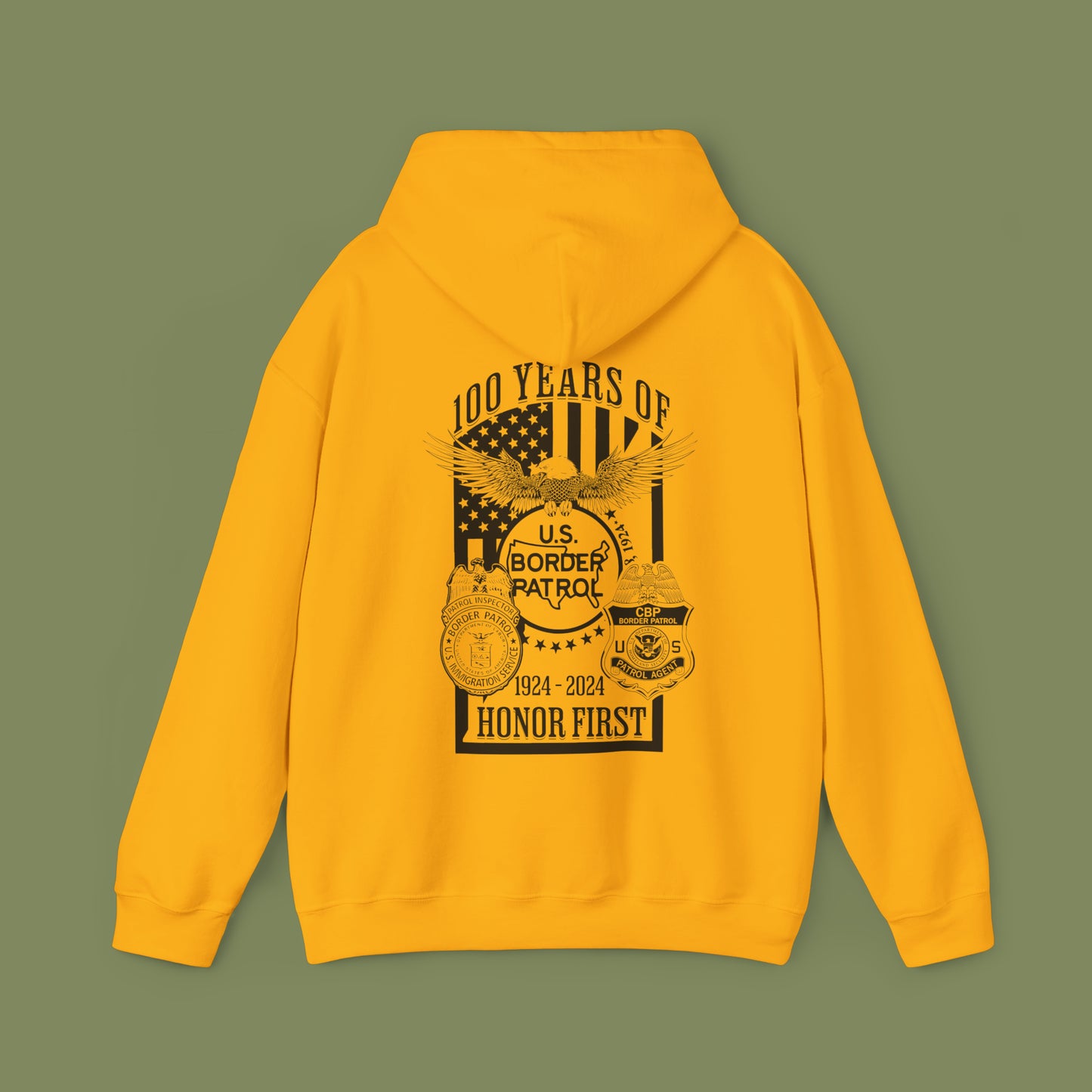 Border Patrol HQ MWR Centennial Hoodie