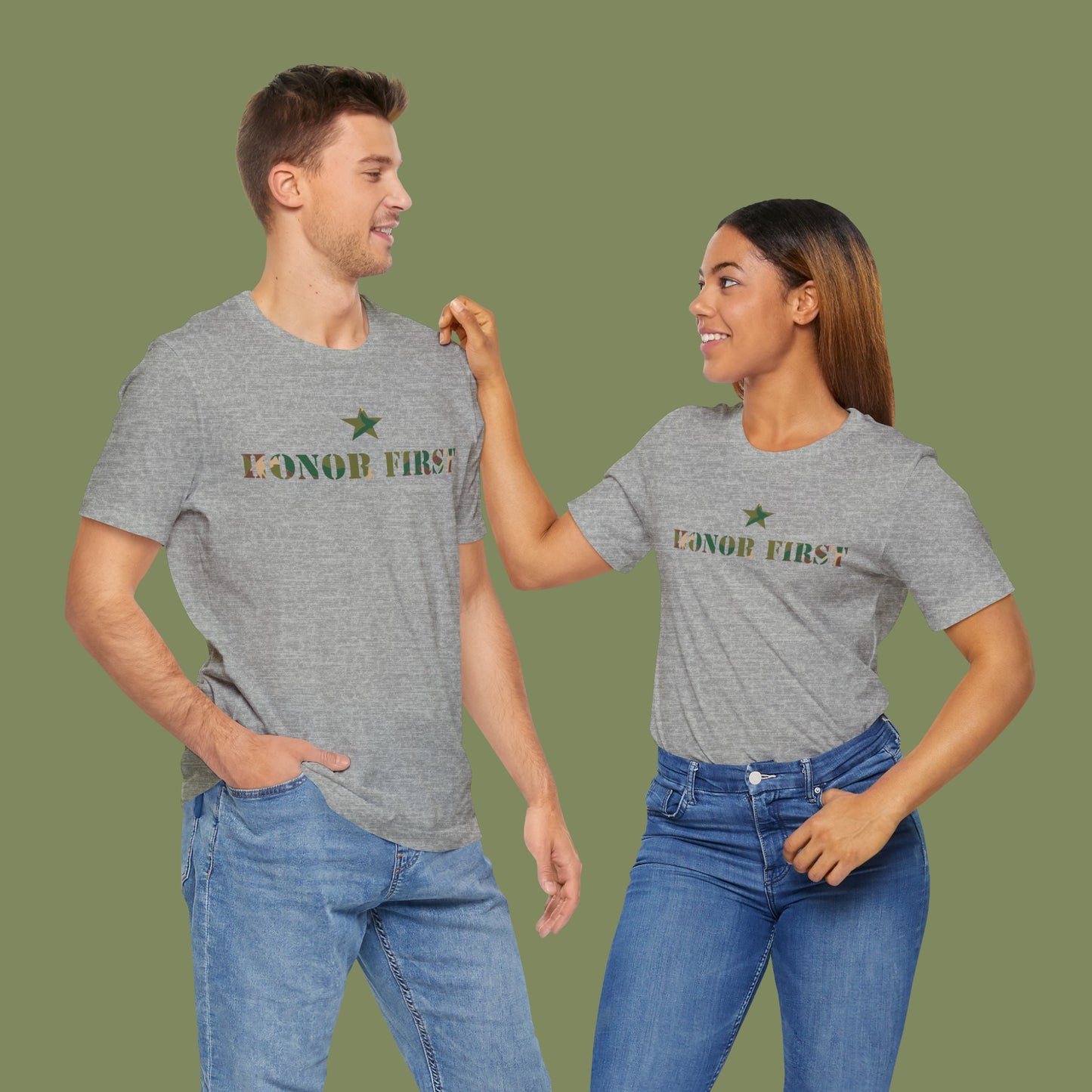 Border Patrol Honor First Camo T-Shirt