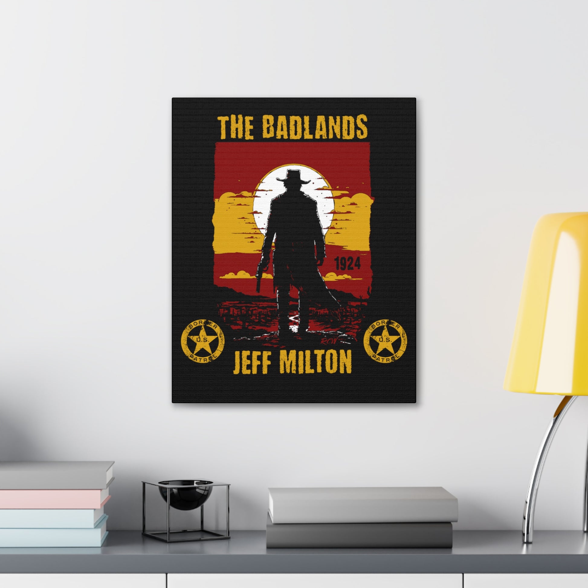 Jeff Milton The Badlands Canvas Art 4