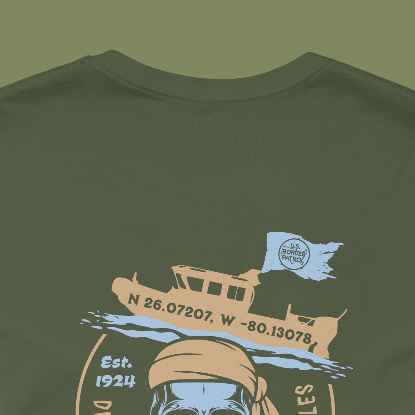 Dania Beach Border Patrol Station MWR Pirate Shirt