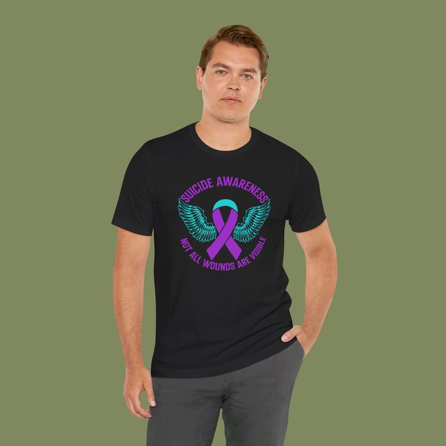 Suicide Awareness - Not All Wounds Are Visible T-Shirt