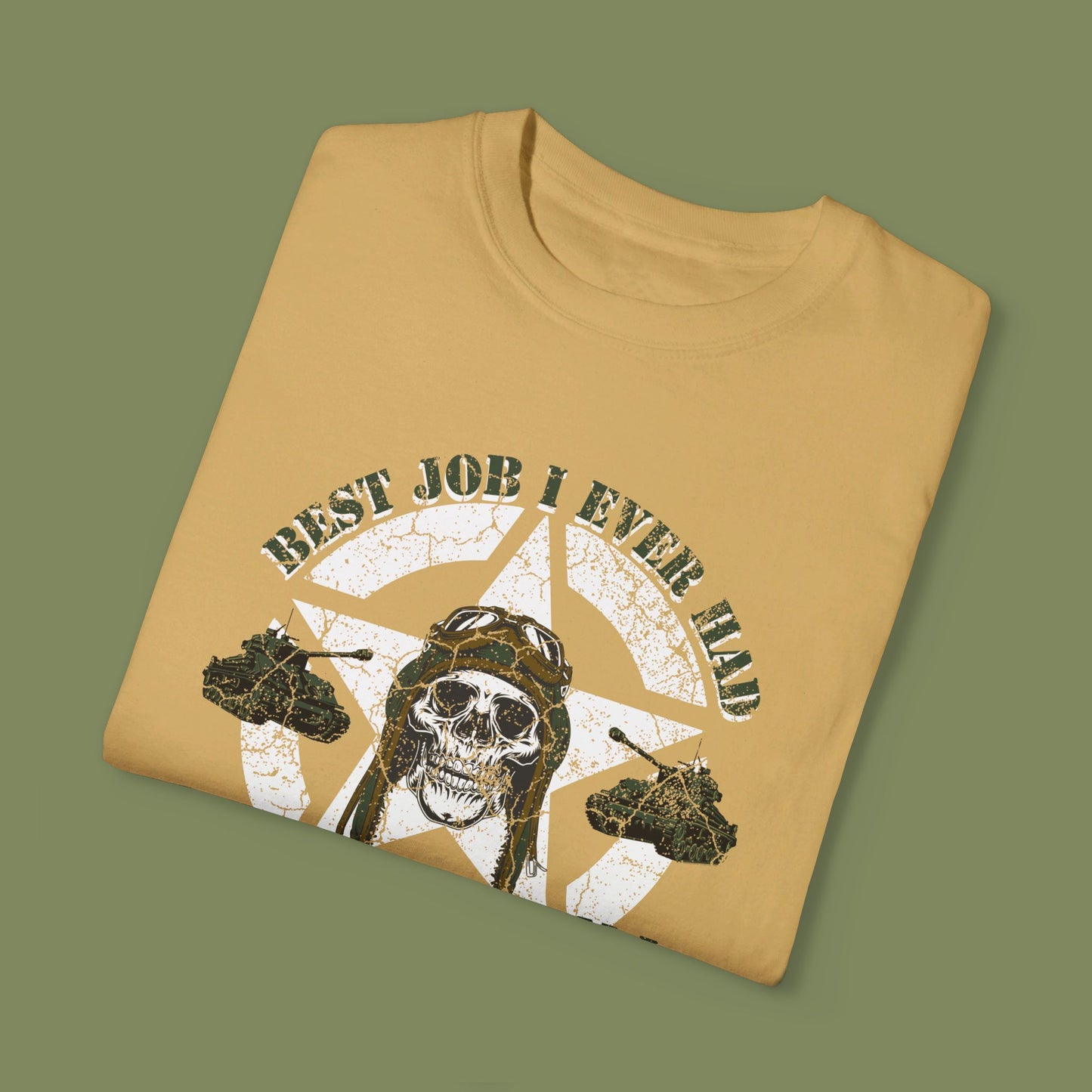 "Fury - The Best Job I Ever Had" T-Shirt by Vint Hill Designs