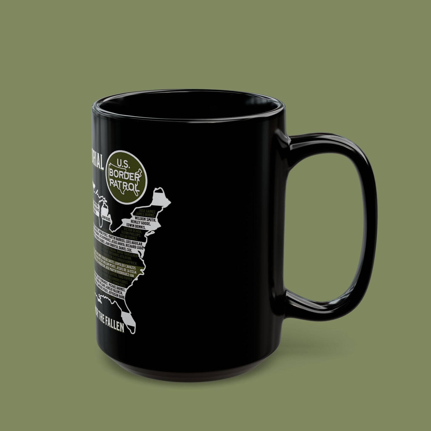 2025 Border Patrol Valor Memorial Mug (15 oz)