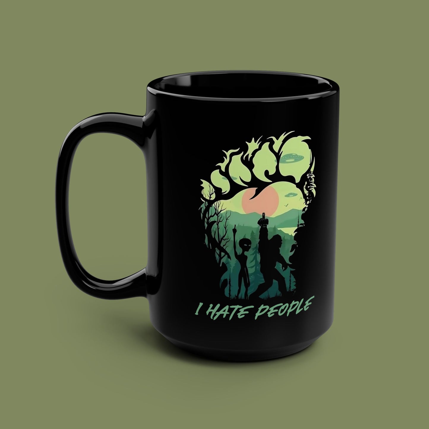 "I Hate People" 15oz Coffee Mug by Vint Hill Designs