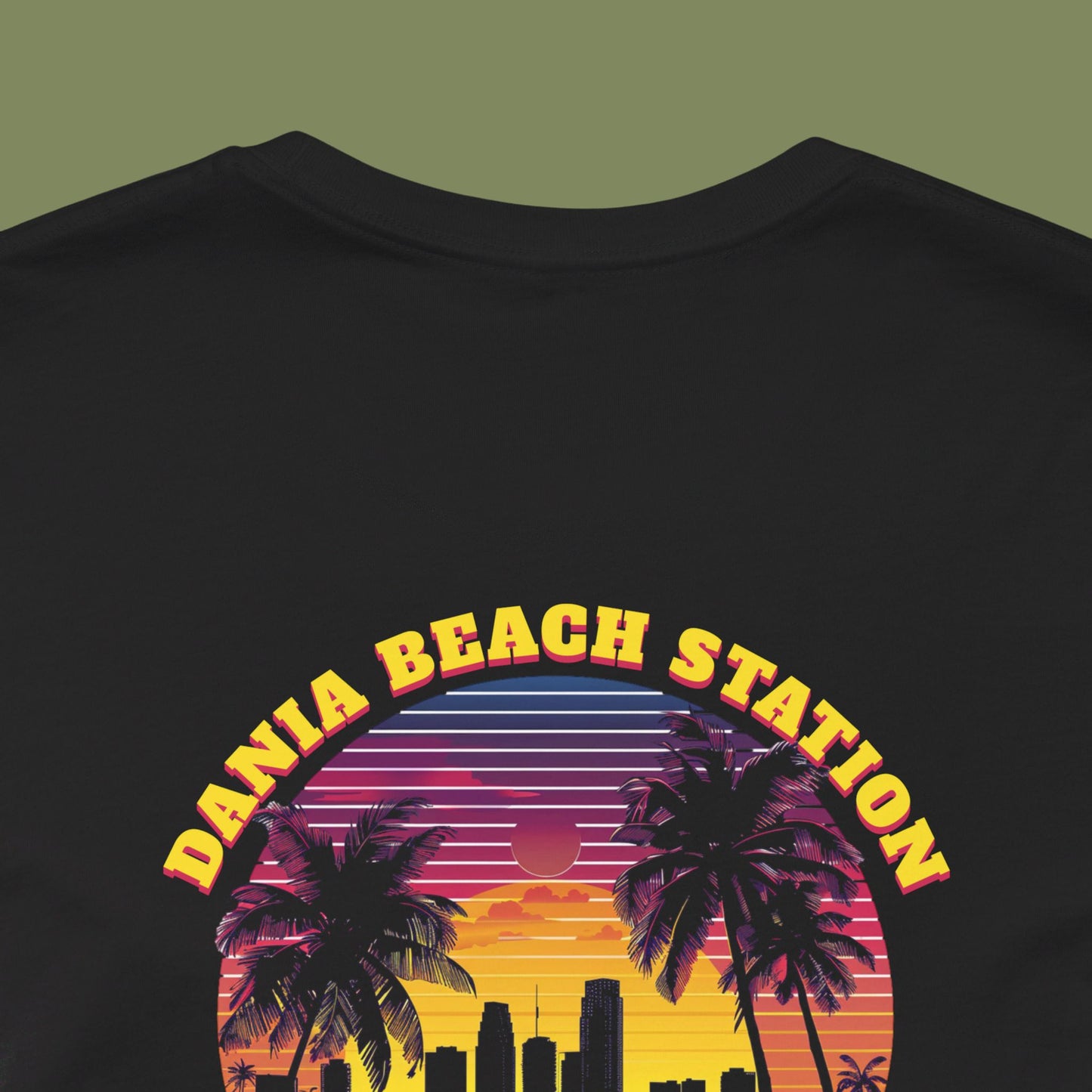 Dania Beach Border Patrol Station MWR Sunset T-Shirt