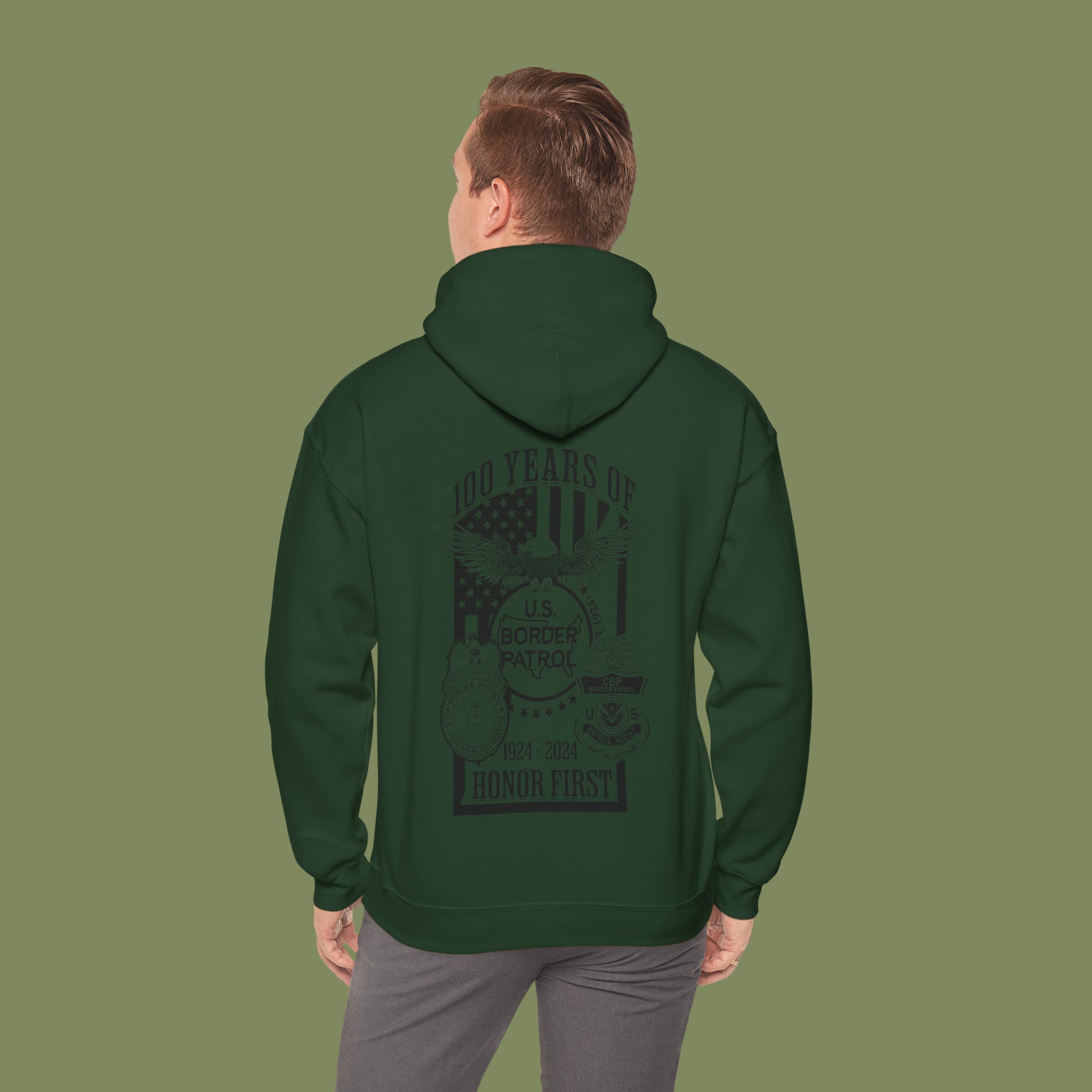 Border Patrol HQ MWR Centennial Hoodie