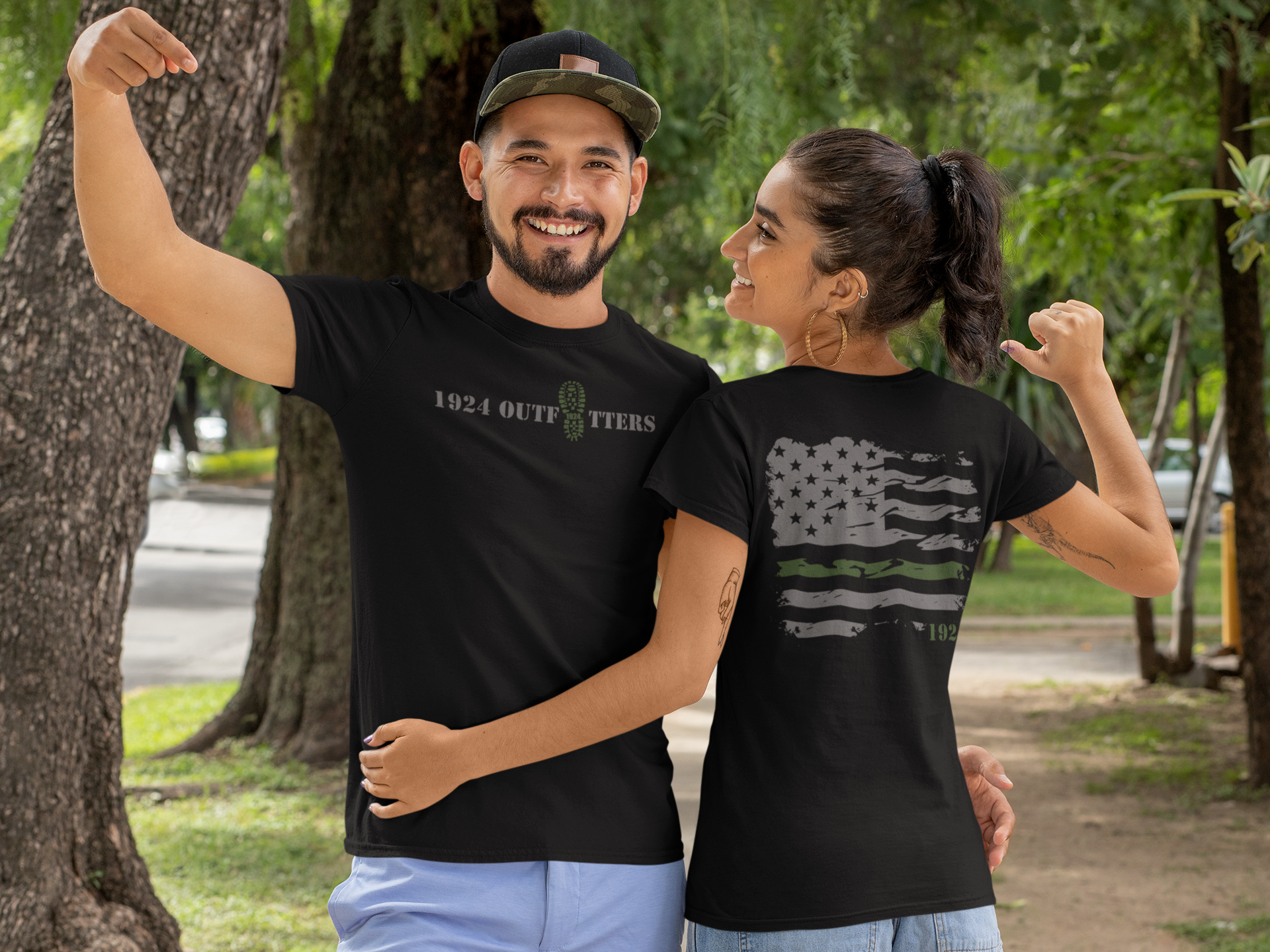 Thin Green Line Border Patrol T-Shirt 1