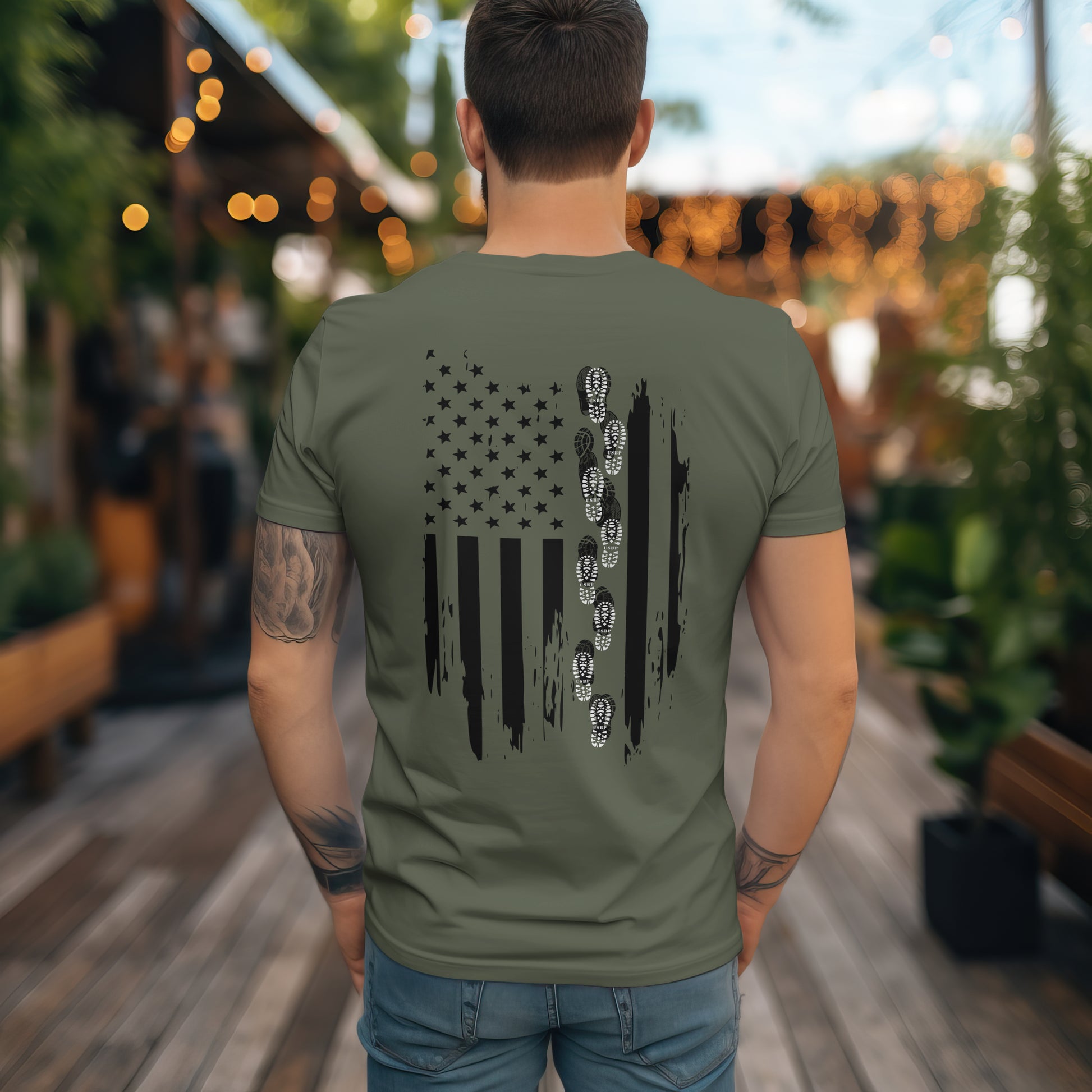 Border Patrol Boot Graphic Tee 1