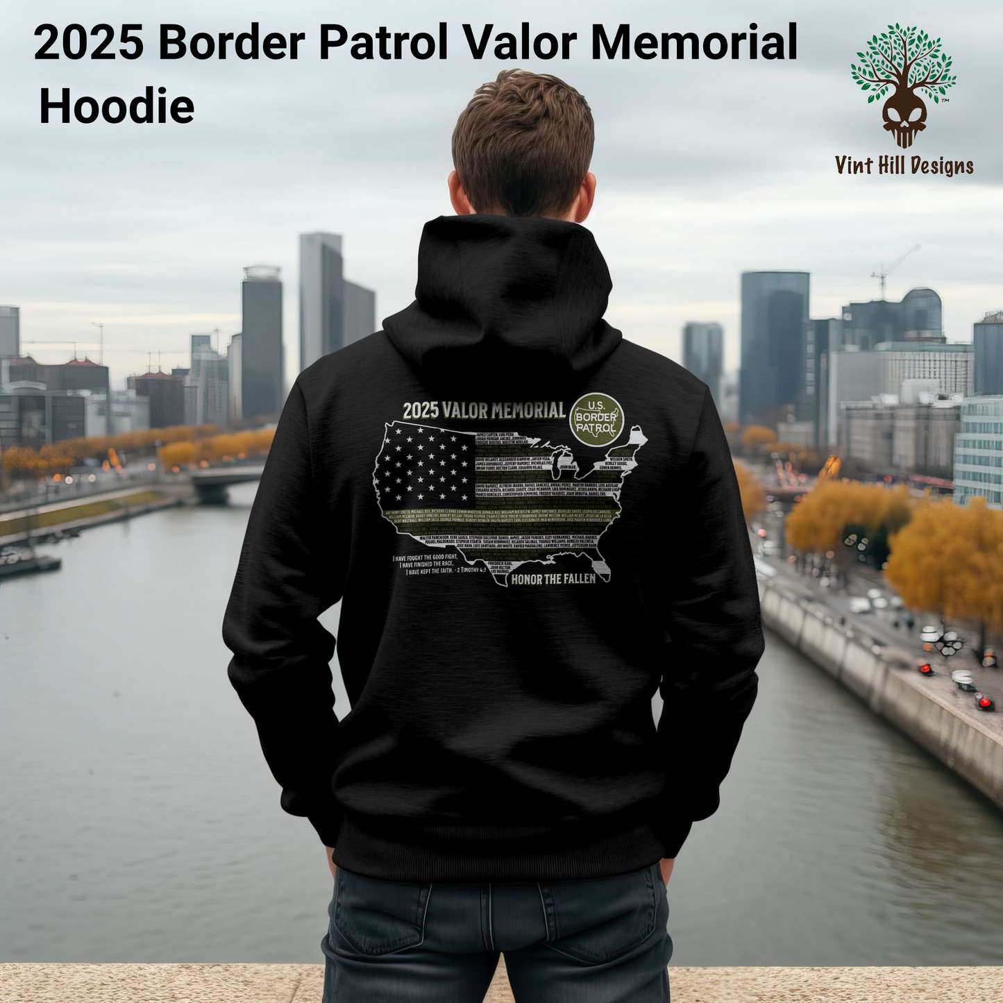 2025 Border Patrol Valor Memorial Hoodie