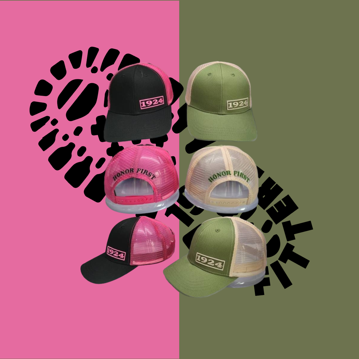 Border Patrol 1924 Trucker Cap Mockup 1