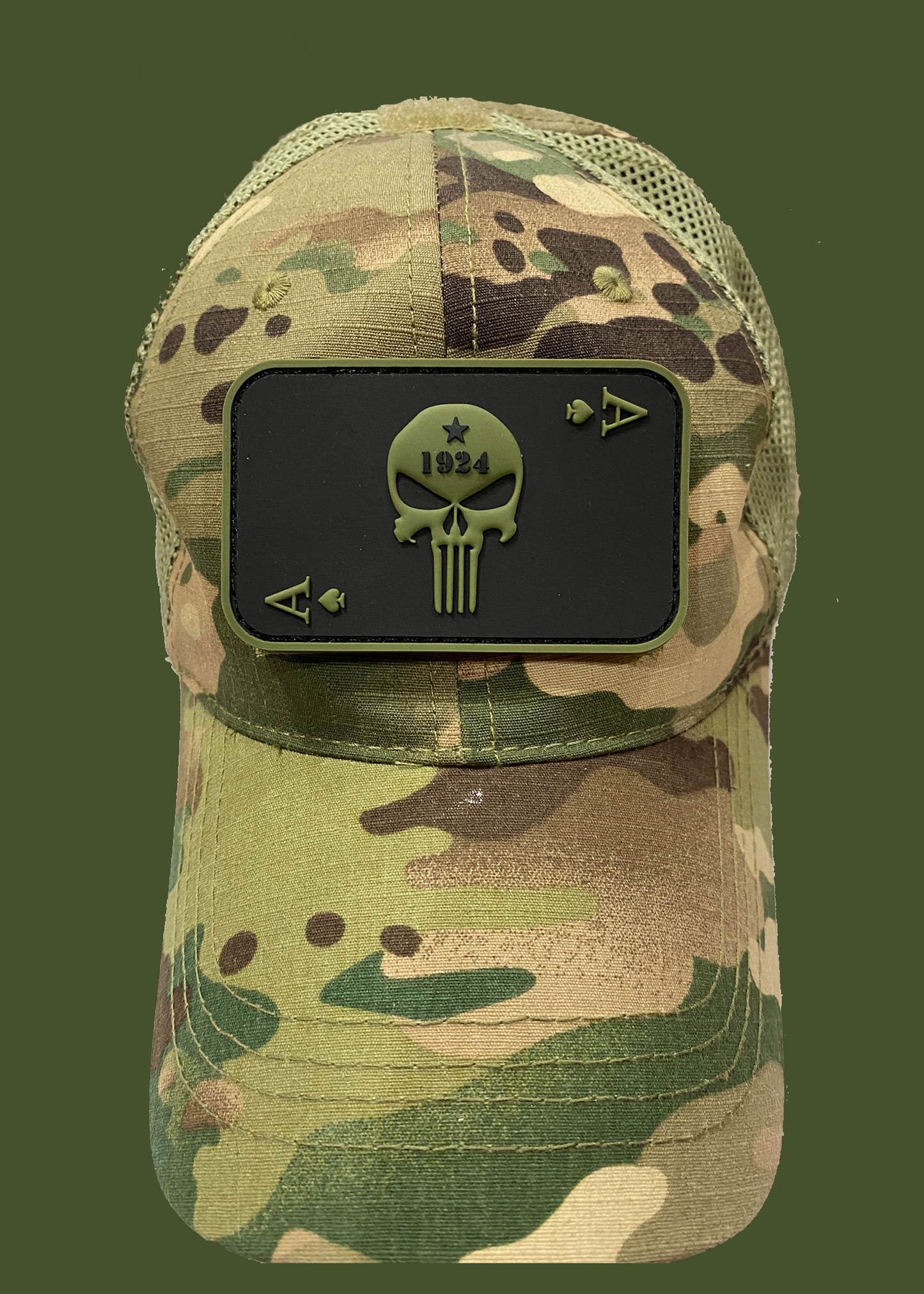 Border Patrol Punisher PVC Patch on Hat 2