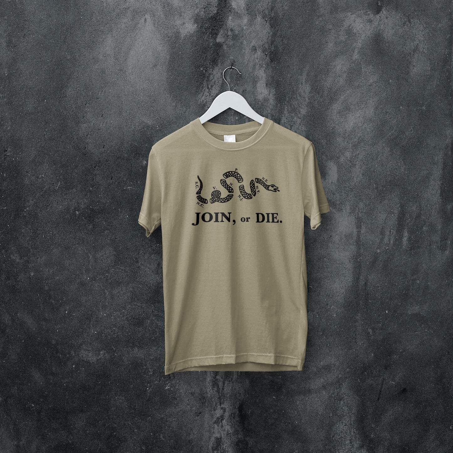 Join or Die Patriotic T-Shirt by Vint Hill Designs