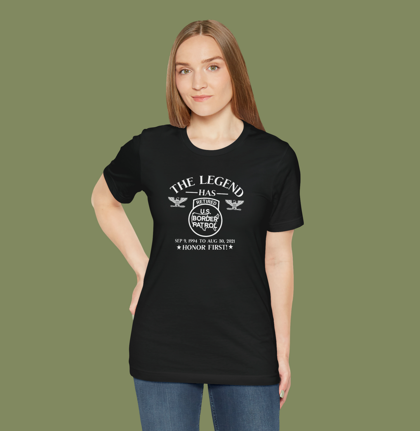 The Legend Has Retired Border Patrol T-Shirt