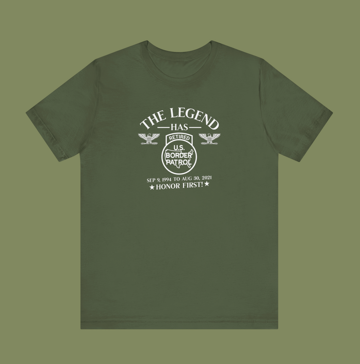 The Legend Has Retired Border Patrol T-Shirt