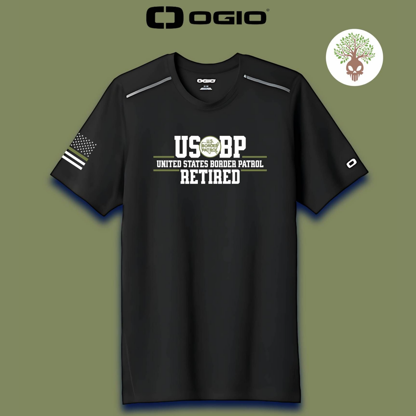 Men's Border Patrol Retired OGIO Peak Tee