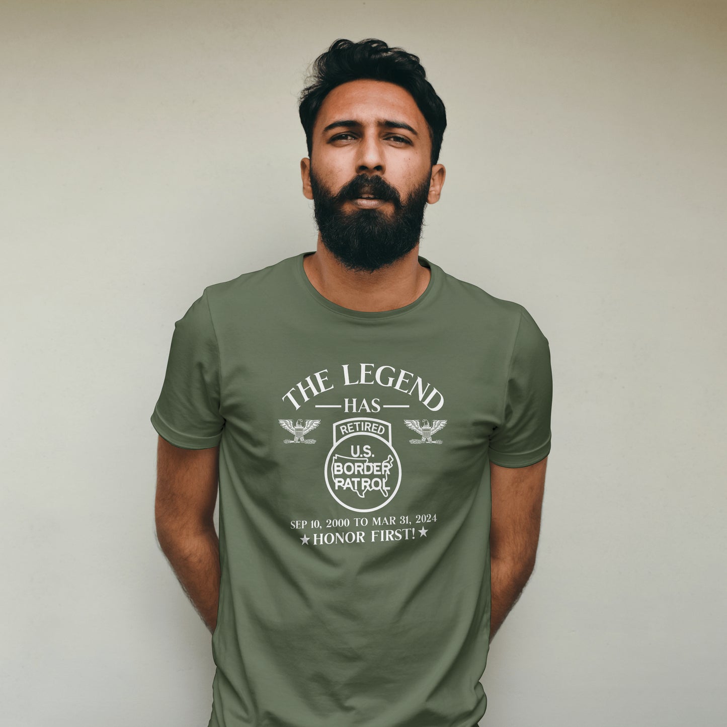 The Legend Has Retired Border Patrol T-Shirt