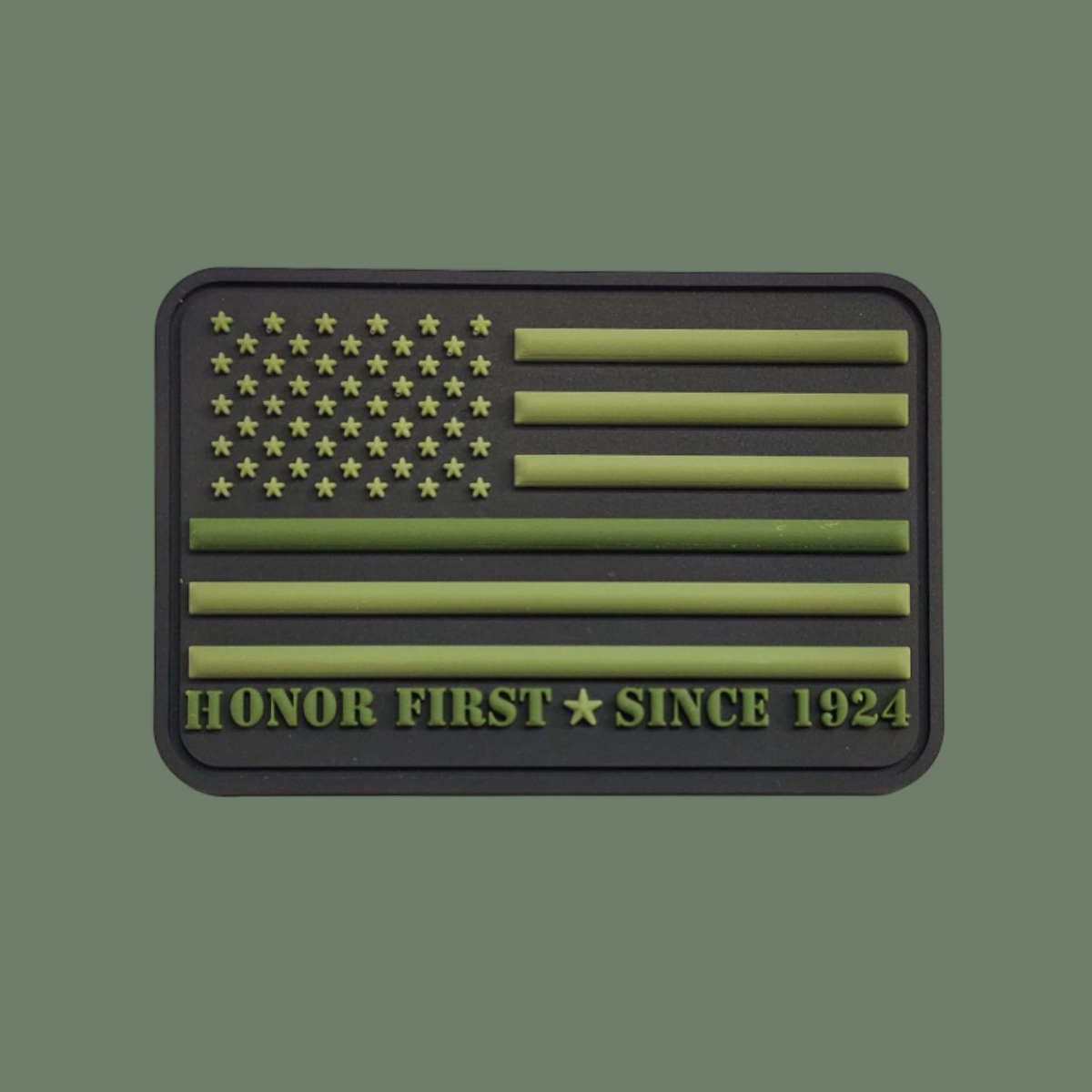 Border Patrol Tactical Thin Green Line PVC Patch