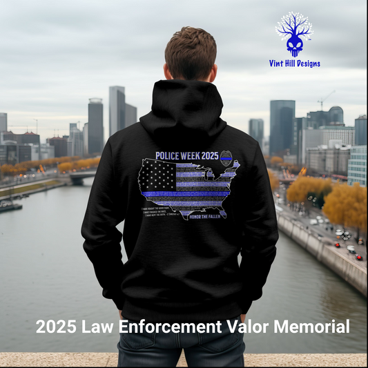 2025 Law Enforcement Valor Memorial Hoodie