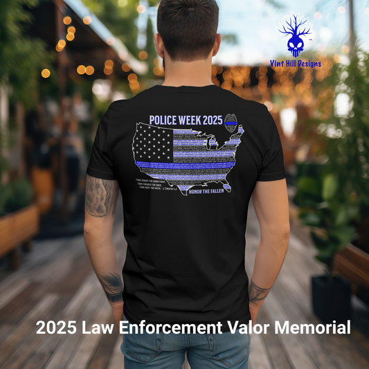 2025 Law Enforcement Valor Memorial Shirt