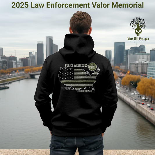 2025 Border Patrol Valor Memorial Hoodie