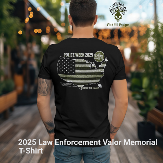 2025 Border Patrol Valor Memorial Shirt