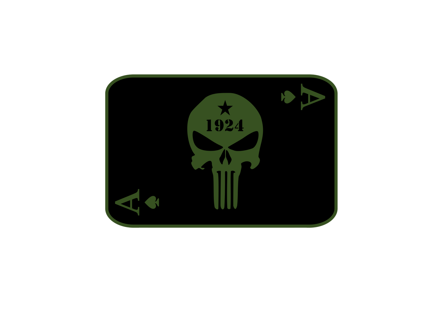 Border Patrol Punisher PVC Patch no background