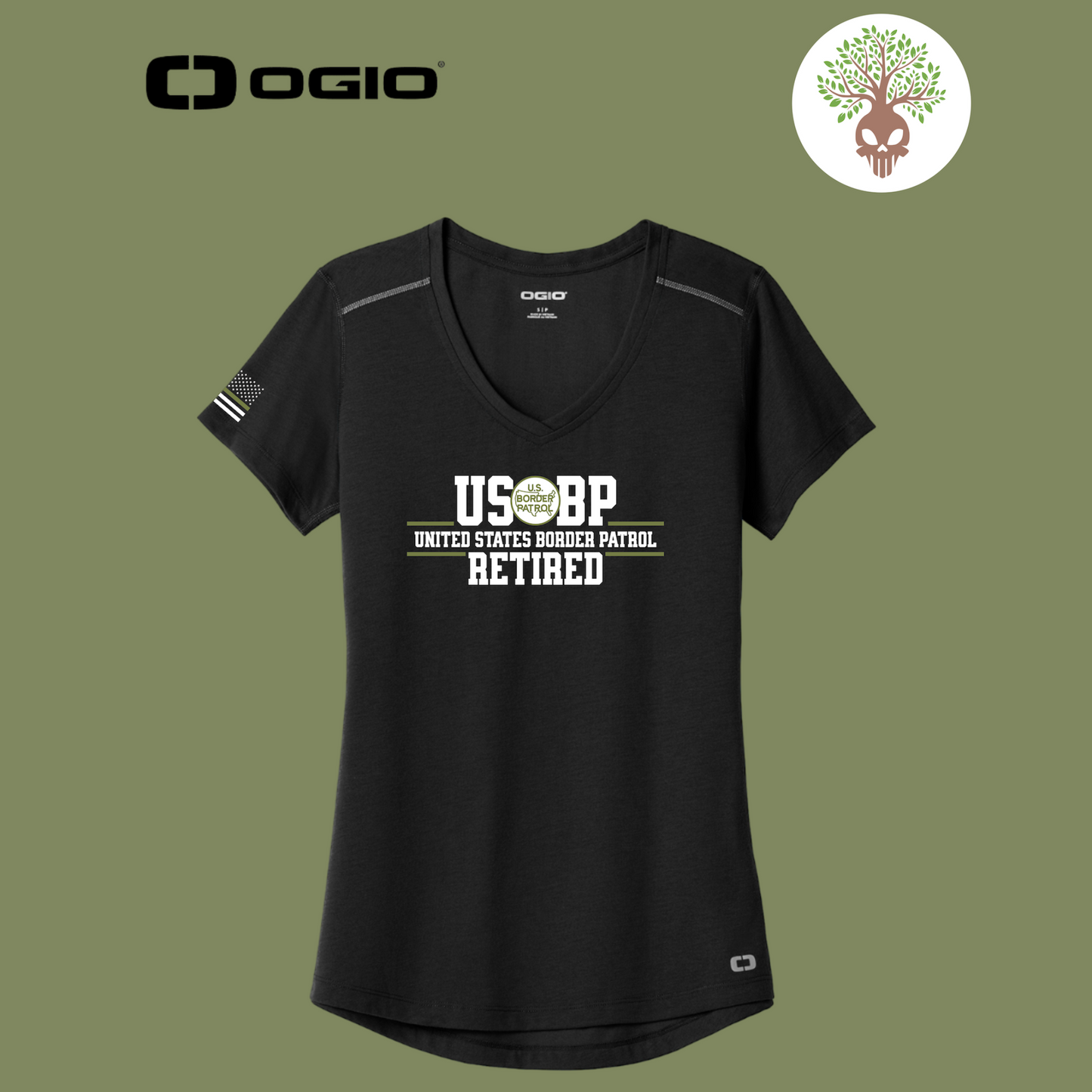 Women's Border Patrol Retired OGIO Peak Tee